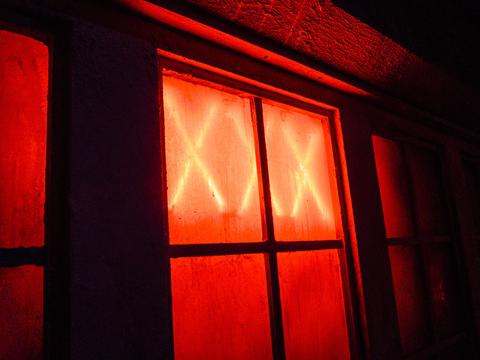 Neon XXX sign