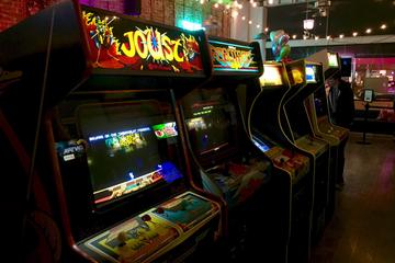 Arcade machines at Neon Retro Arcade