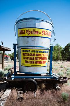 Pipeline protest sign